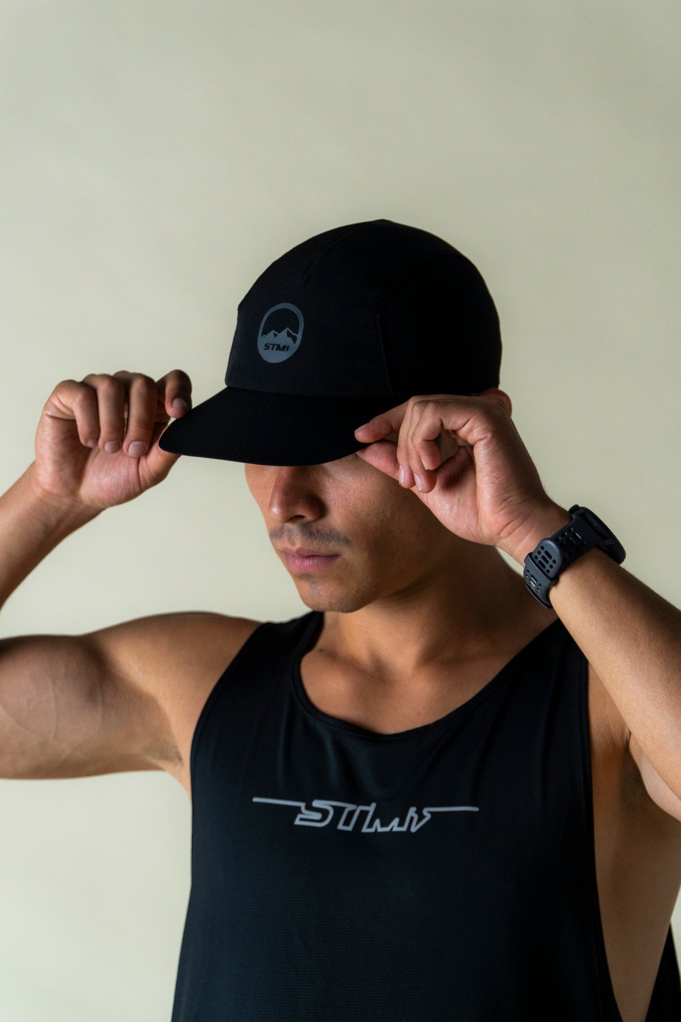 Gorra Running Aero Negra