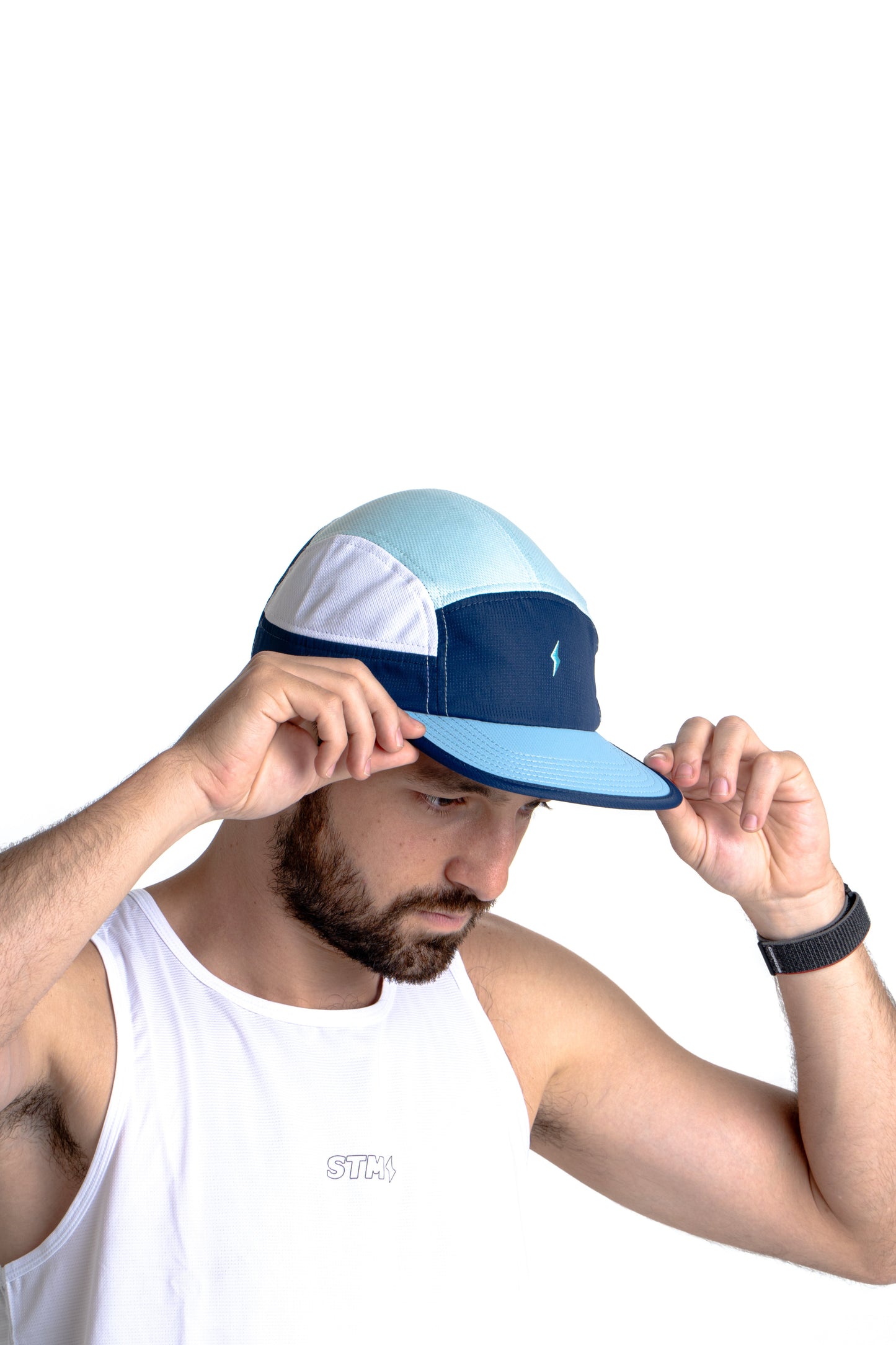 Gorra running Stamina Azul