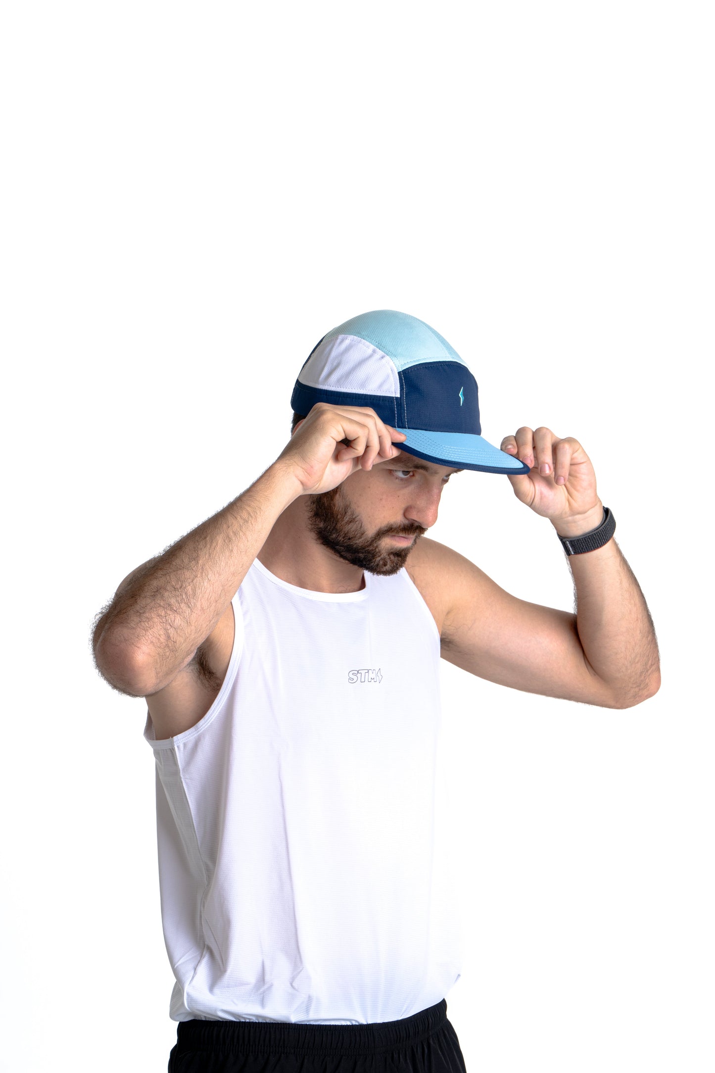 Gorra running Stamina Azul