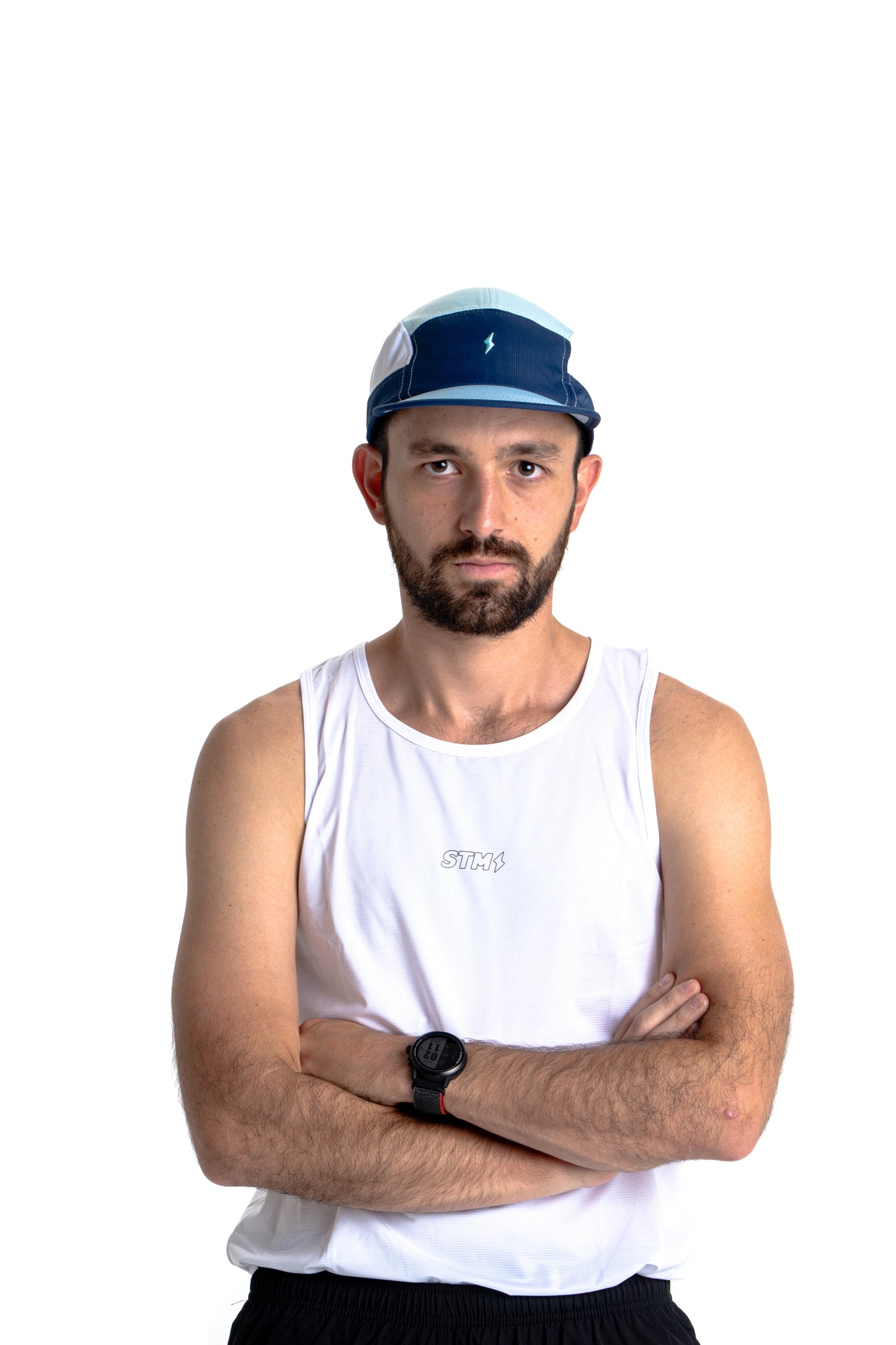 Gorra running Stamina Azul