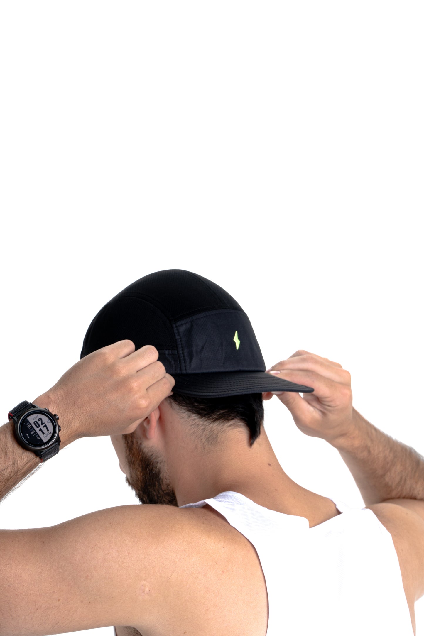 Gorra running Stamina Negra
