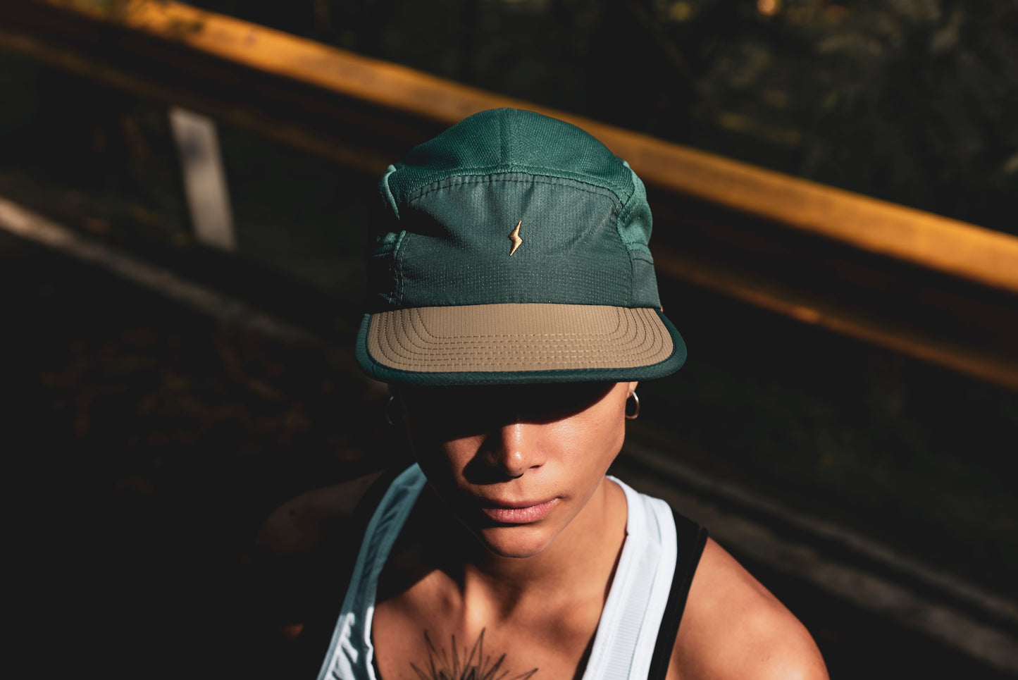 Gorra running Stamina Verde