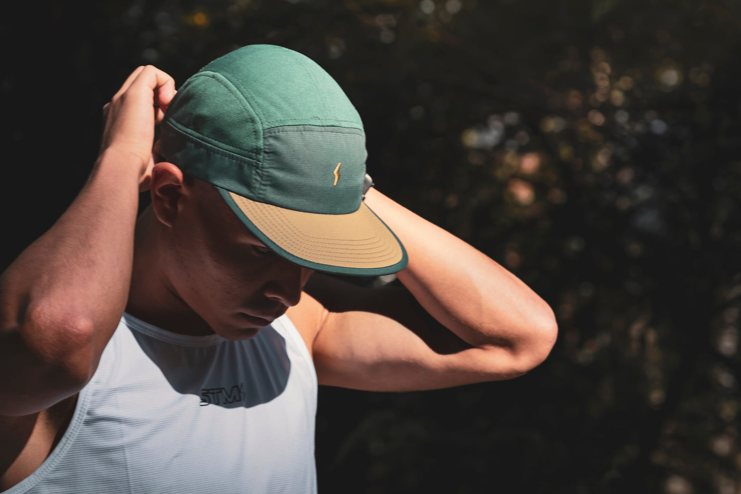 Gorra running Stamina Verde