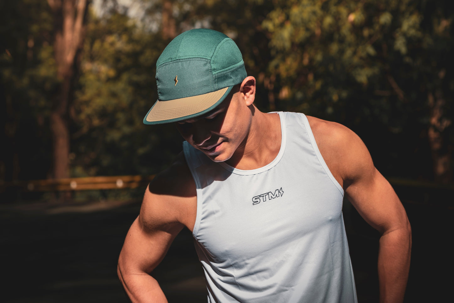 Gorra running Stamina Verde
