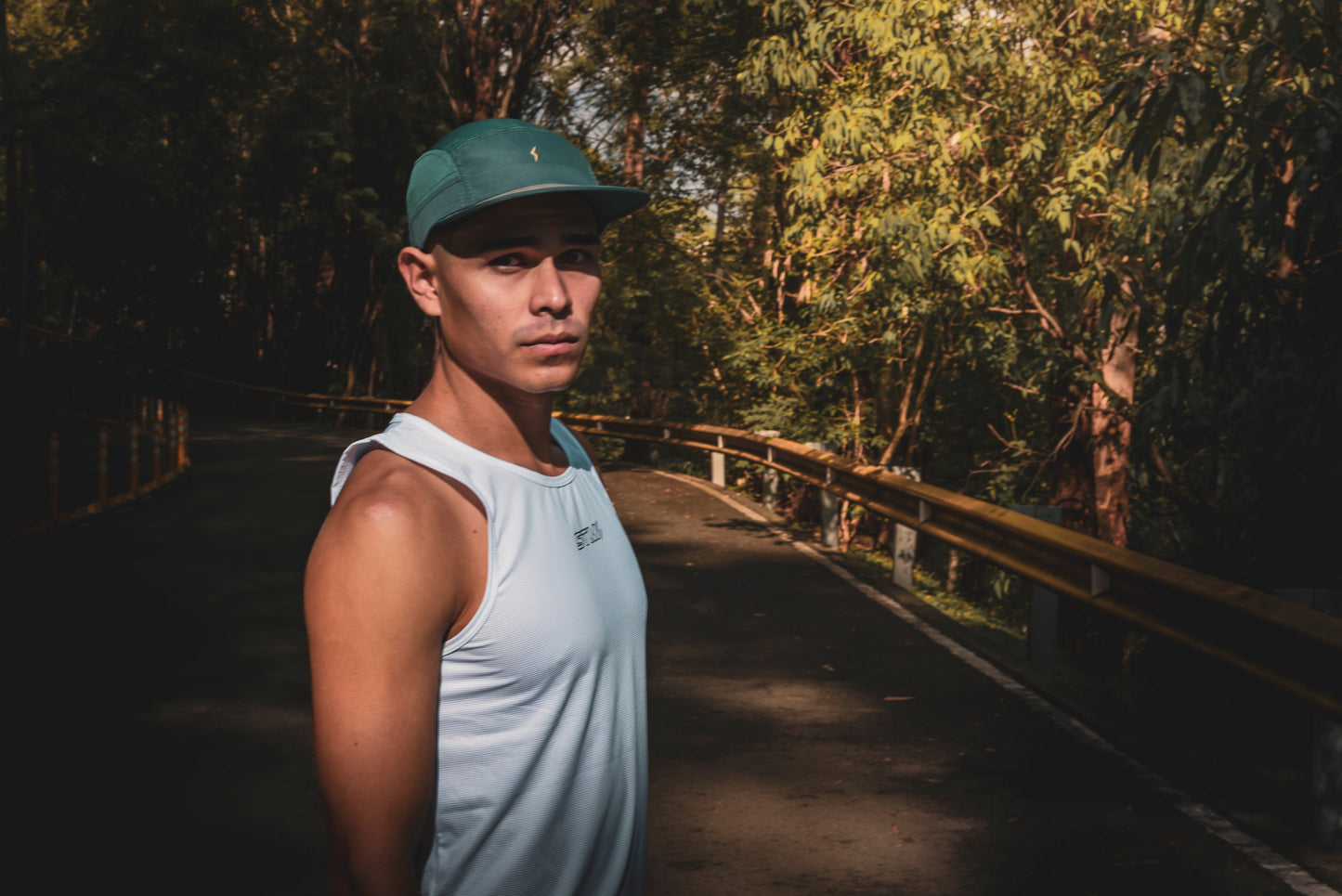 Gorra running Stamina Verde